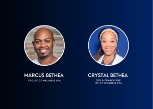 Headshots of Marcus Bethea and Crystal Bethea
