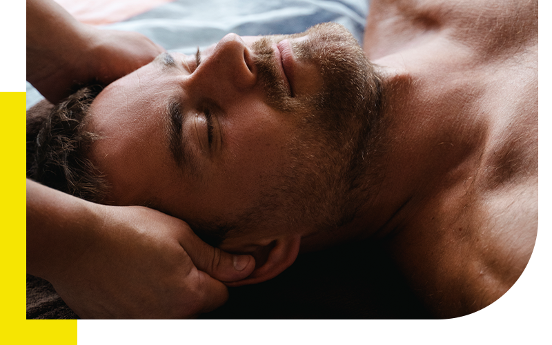 Flex Membership image of a man getting a massage