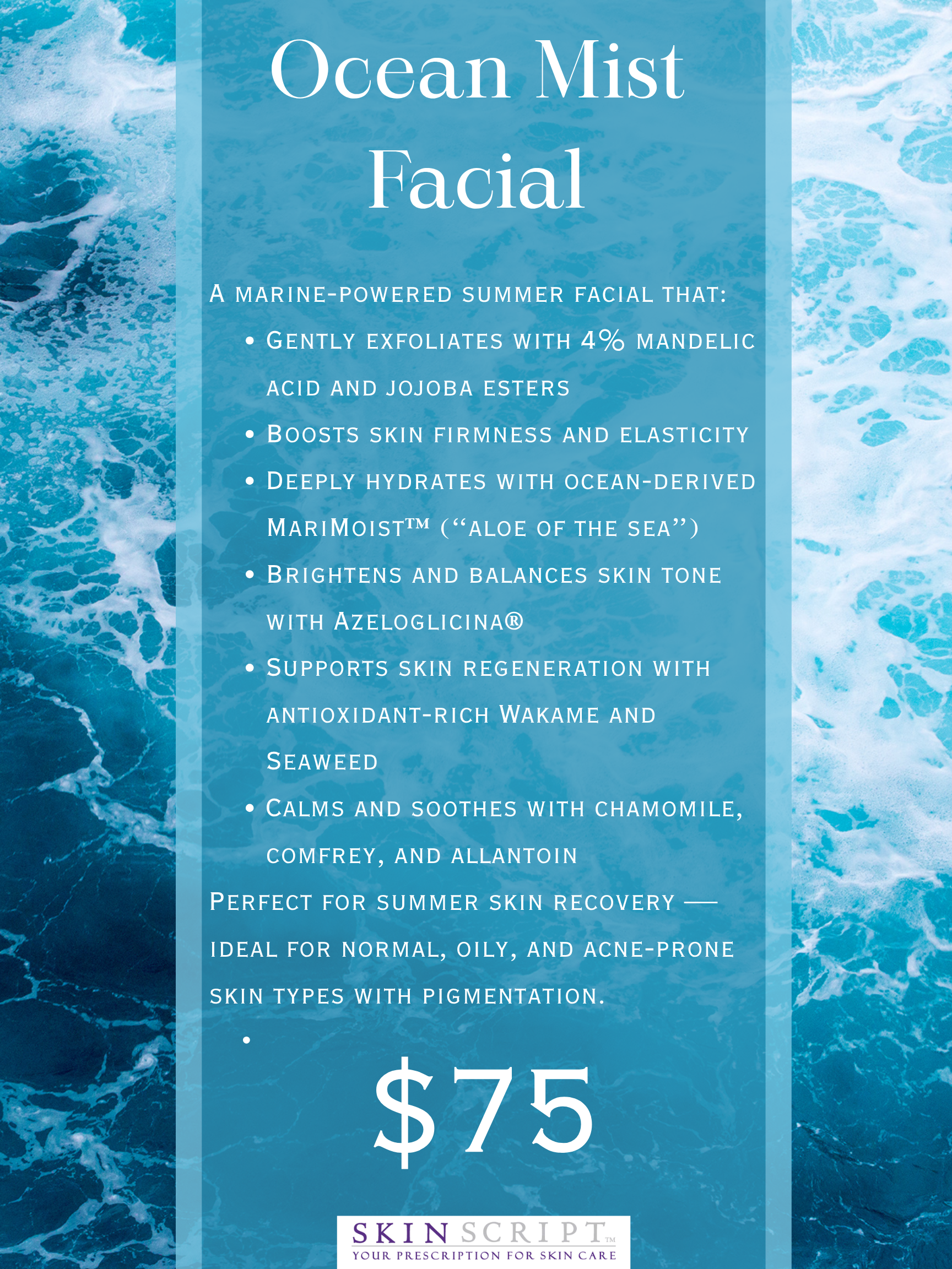 Ocean Mist Facial Ocean Mist Facial