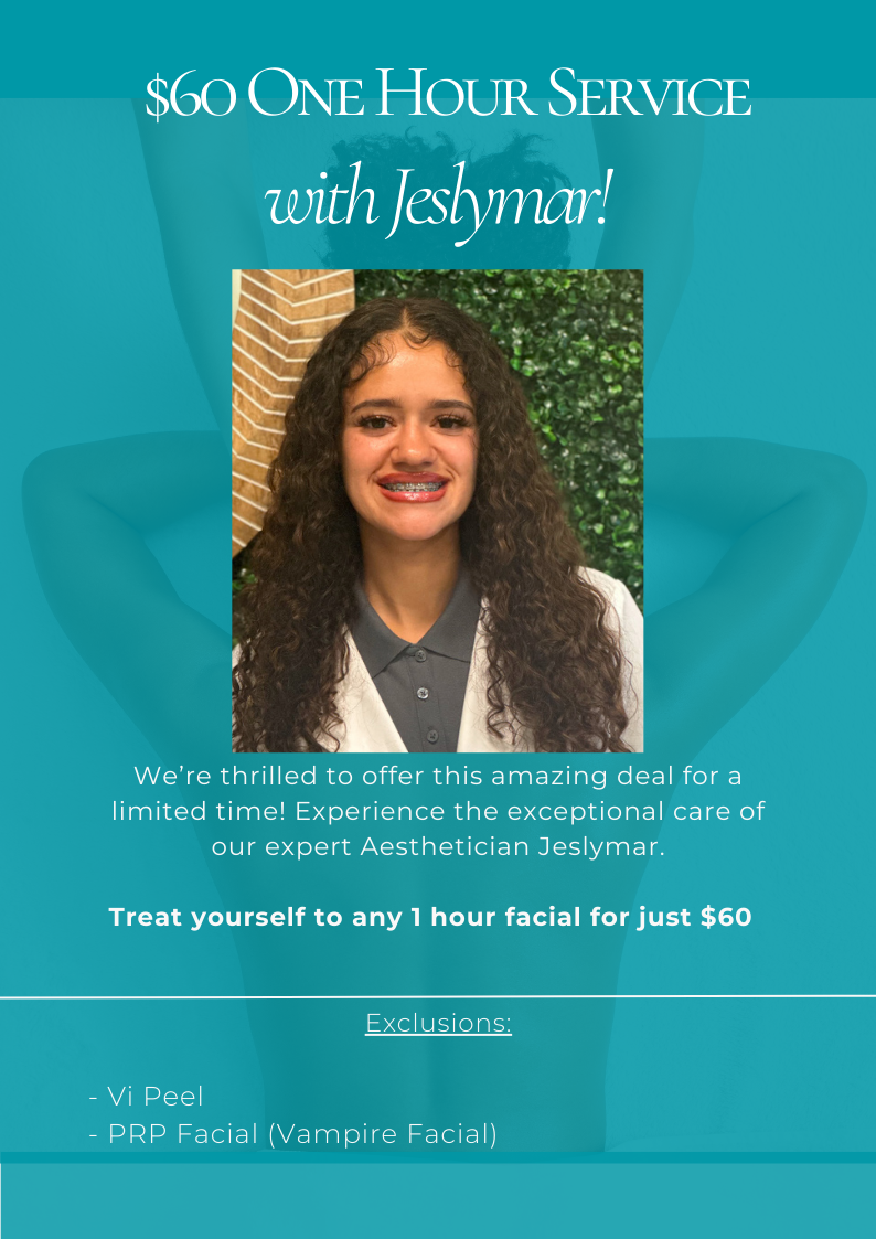 $60 facial with Jeslymar $60 facial with Jeslymar